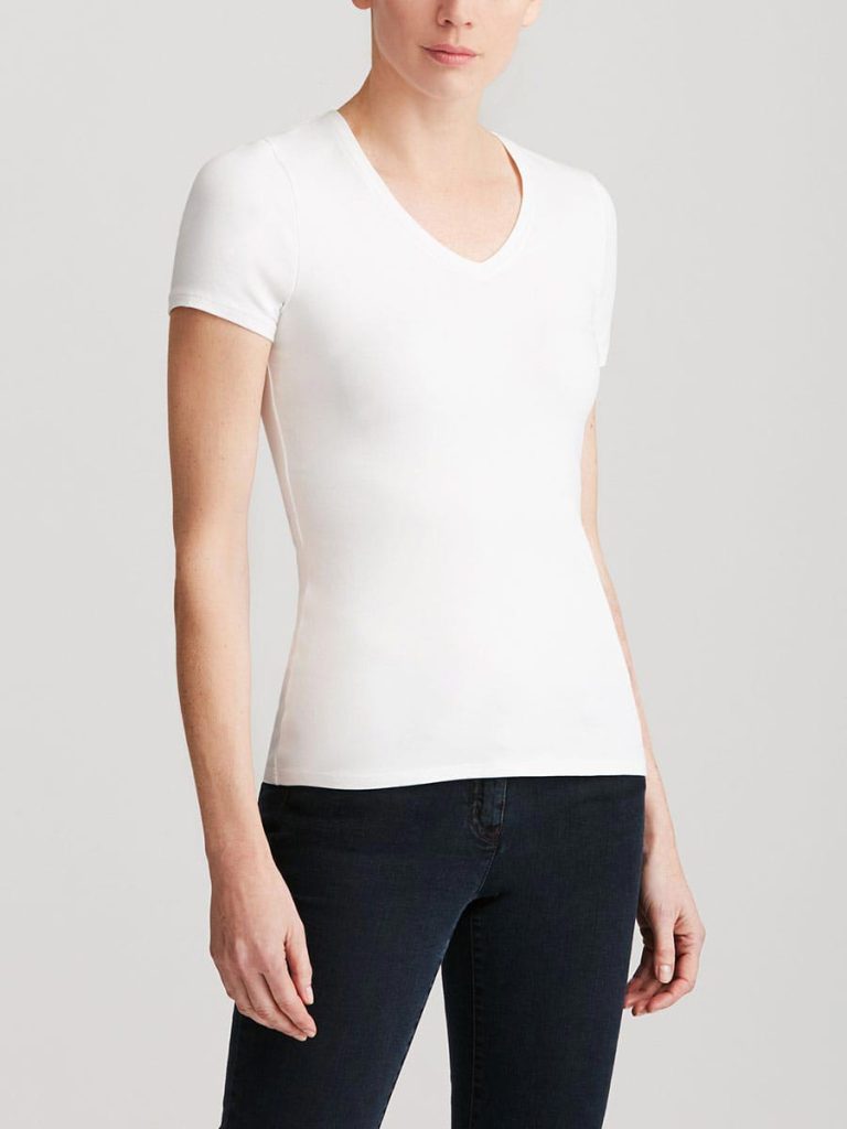Capsule wardrobe white t-shirt